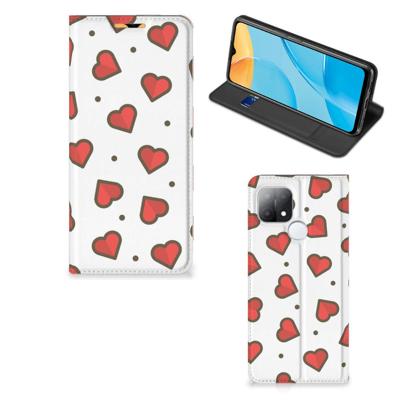 OPPO A15 | Hoesje met Magneet | Hearts