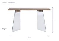 Wandtafel DKD Home Decor Kristal Hout MDF (120 x 40 x 76 cm) - thumbnail