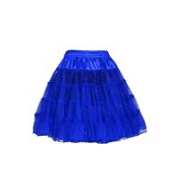 Petticoat glitter blauw - thumbnail
