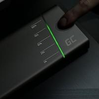 Green Cell GC PowerPlay Ultra Powerbank 26800 mAh Quick Charge 3.0, USB PD LiPo Zwart - thumbnail