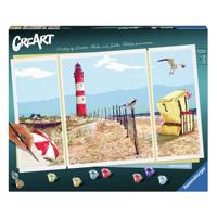Ravensburger creart schilderen op nummer - beside the seaside - thumbnail