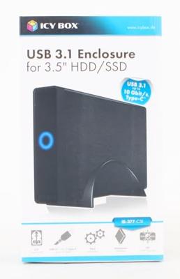 ICY BOX 60319 3,5 harde schijf behuizing 3.5 inch USB-C