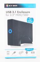 ICY BOX IB-377-C31 externe 3,5 behuizing SATA USB C - thumbnail