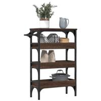 Keukentrolley 53x20x76 cm bewerkt hout bruin eikenkleurig - thumbnail