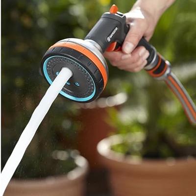 Gardena Premium E4 Multifunctionele Broes - 5 Standen, Ergonomisch, Vorstvrij, Regelbare Waterstroom
