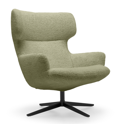 Bijzetfauteuil X-110 Lichtgroen Stof