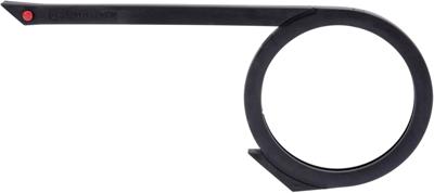 Fietskettingscherm - Zwart, 38 tands, zelfdragend, weinig onderhoud