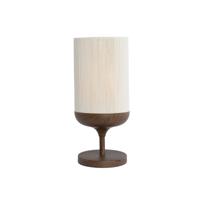 Light & Living Tafellamp 'Dania' Houtlook en touw, 50cm, kleur Donkerbruin - thumbnail