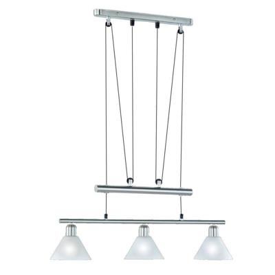 Trio Moderne HanglampSeries 3751 3-lichts nikkel mat - 3751031-07