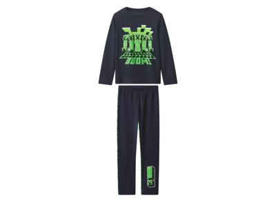 Kinder pyjama Minecraft (Marineblauw, 122/128)