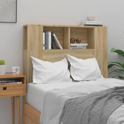 Hoofdbordkast 100x18,5x104,5 cm sonoma eikenkleurig