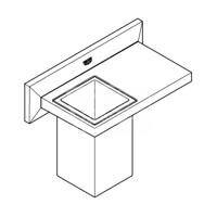 Grohe Allure Brilliant Plankje met Glas - thumbnail