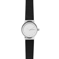 Horlogeband Skagen SKW26668 Leder Zwart 12mm - thumbnail