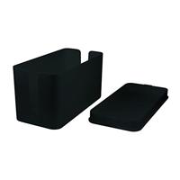 LogiLink LogiLink Kabelbox - Kabelmanagement-Box - Schwarz KAB0060 Kabelbehuizing 115 x 235 x 120 Kunststof Zwart 1 stuk(s) - thumbnail