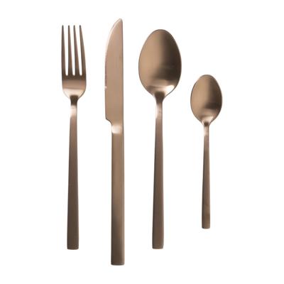 Bestekset - rose goud - 16-delig - 4 persoons Bestekset - rose goud - 16-delig - 4 persoons