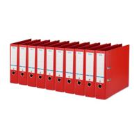Ordner elba smart a4 80mm pp rood | 10 stuks - thumbnail