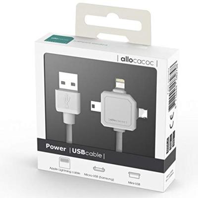 Allocacoc Kabel, Kunststof, Wit