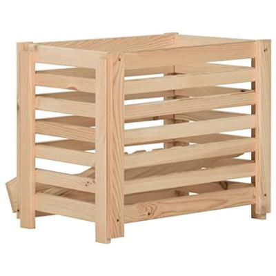 VidaXL Aardappelkist 60x40x50 cm massief grenenhout