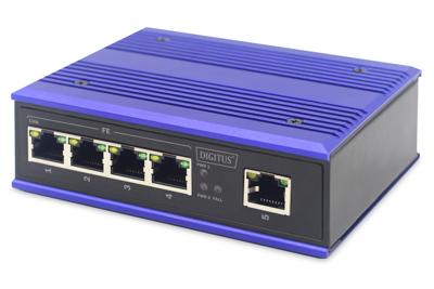 Digitus DN-650105 Industrial Ethernet Switch 5 poorten 10 / 100 MBit/s Digitus DN-650105 Industrial Ethernet Switch 5 poorten 10 / 100 MBit/s