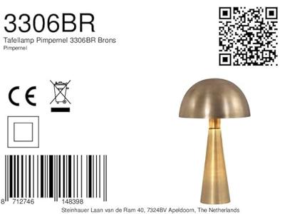 Steinhauer Gouden tafellampPimpernel - 3306BR