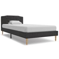 vidaXL Bedframe stof zwart 90x190 cm - thumbnail