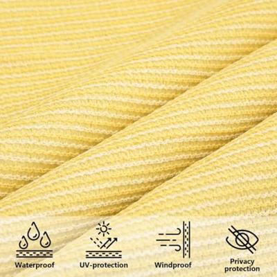 VidaXL Zonnezeil 160 g/m² 4x4x4 m hdpe beige