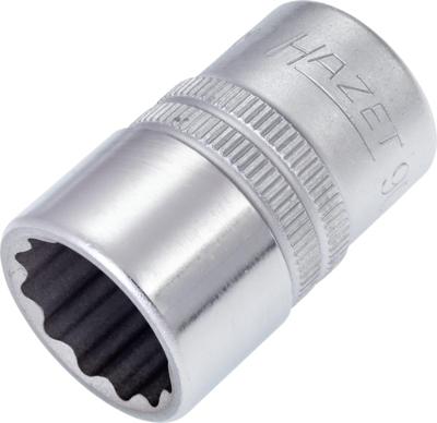 HAZET Dopsleutel 900Z-17 · 1/2 inch (12,5 mm) vierkant hol · Buitentwaalfkant tractieprofiel · SW 17 mm HAZET Dopsleutel 900Z-17 · 1/2 inch (12,5 mm) vierkant hol · Buitentwaalfkant tractieprofiel · SW 17 mm