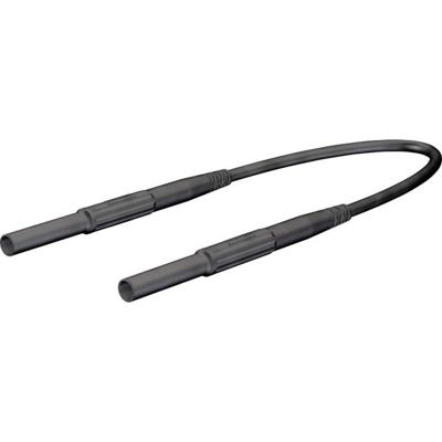 Stäubli XHM-5000 Veiligheids-meetlijn [4 mm veiligheidsplug 4 mm veiligheidsplugging] 1.50 m Zwart 1 stuk
