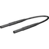 Stäubli XHM-5000 Veiligheids-meetlijn [4 mm veiligheidsplug 4 mm veiligheidsplugging] 1.50 m Zwart 1 stuk - thumbnail
