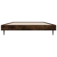 Bedframe zonder matras hout gerookt eikenkleurig 100x200 cm - thumbnail
