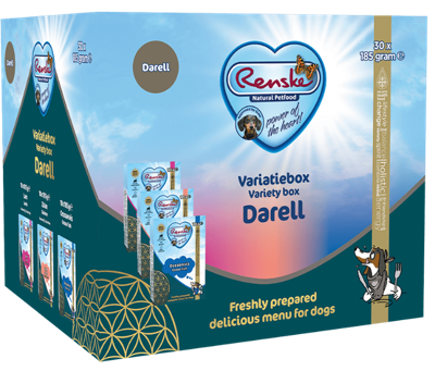 Renske Variatiebox Darell vers bereid natvoer hond (tetrapak) 1 tray (30 x 185 g)