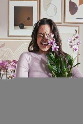Elho Vibes fold orchid 12.5 frosted pink - thumbnail