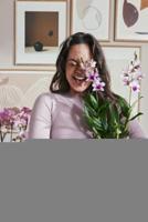 Elho Vibes fold orchid 12.5 frosted pink - thumbnail
