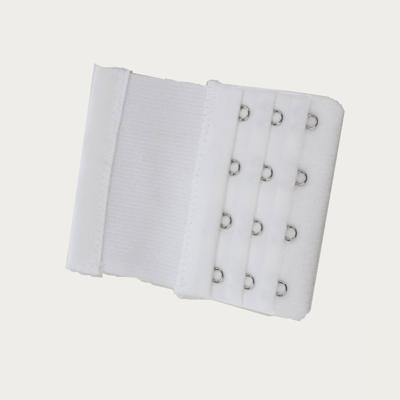 Op en Top Zwanger bh Verlenger 4 Haaks met Elastiek Wit