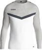 JAKO 8824 Sweater Iconic - Wit/Zachtgrijs/Antra Light - XXL