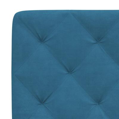 Bedframe zonder matras fluweel blauw 180x200 cm