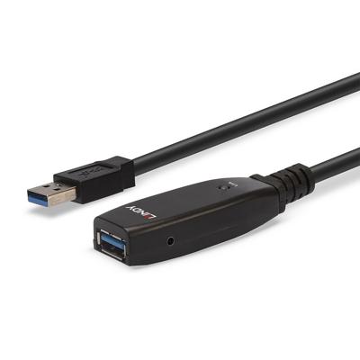 Lindy 43322 USB-kabel 15 m USB 3.2 Gen 1 (3.1 Gen 1) USB A Zwart - thumbnail