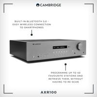 Cambridge Audio: AXR100 FM/AM Stereo Receiver - Grijs - thumbnail