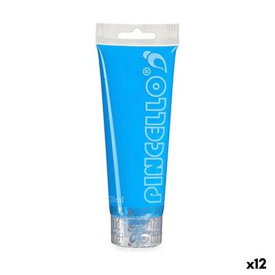 Acrylverf Pincello Neon Blauw 120 ml (12 Stuks)