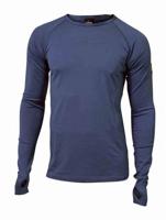 Ivanhoe longsleeve Frippe heren merinowol donkergroen - thumbnail