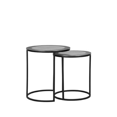 LABEL51 Salontafel 'Pair' Set van 2 stuks, kleur Grijs