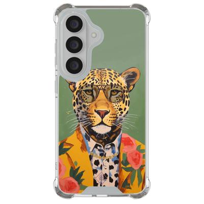 Samsung Galaxy S26 shockproof hoesje - Luipaard hipster Samsung Galaxy S26 shockproof hoesje - Luipaard hipster