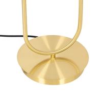 QAZQA Art Deco tafellamp goud met glas 2-lichts - Laura - thumbnail