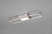 Trio Verstelbare led plafondlampTwister rvs - R67183108 - thumbnail