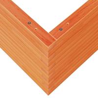 Plantenbak 60x60x45,5 cm massief grenenhout wasbruin - thumbnail