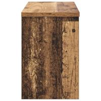 Wandgemonteerde kapstok Oud hout 50 x 20 x 30 cm Bewerkt hout - thumbnail