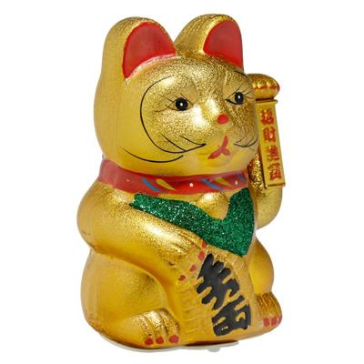 Ogen Open 21cm Maneki Neko Gelukskat