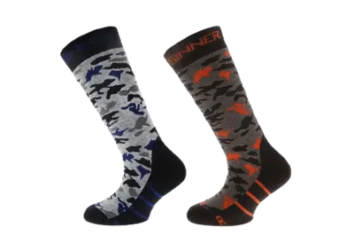 Sinner Ski Sokken Camo - Double Pack