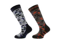 Sinner Ski Sokken Camo - Double Pack - thumbnail