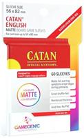 Gamegenic: Matte Board Game Sleeves - Catan Red - thumbnail